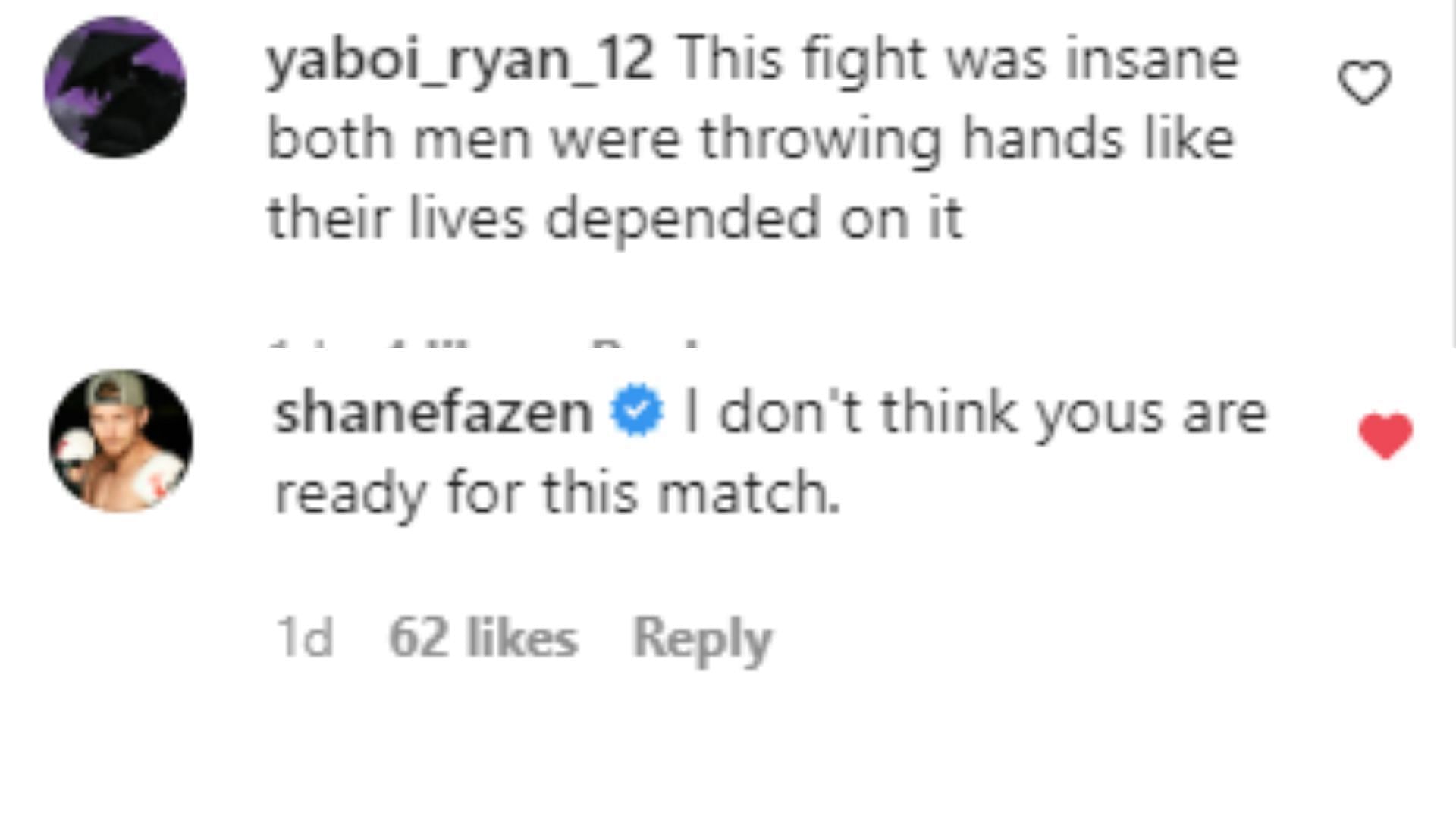 [Photo Credit: @ONEChampionship] Instagram Comments