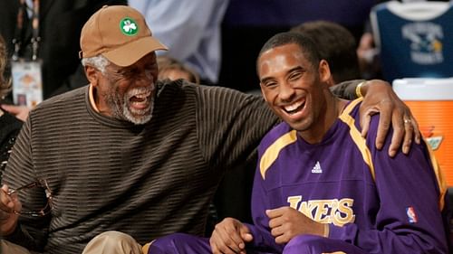 Bill Russell grew fond of Kobe Bryant over the years. [Photo: The SportsRush]