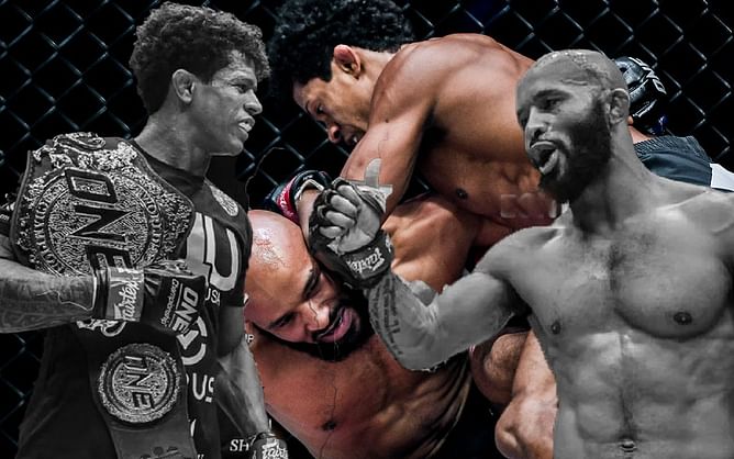 Who wins the grappling war between Demetrious Johnson and Adriano Moraes at ONE on Prime Video 1?