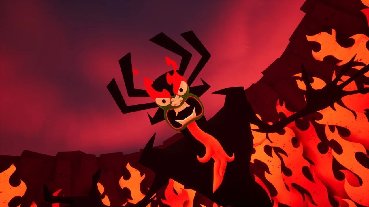 Aku during the final boss fight in Samurai Jack: Battle Through Time (Image via Soleil)