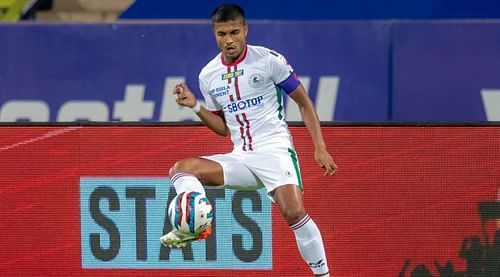 Pritam Kotal is ATK Mohun Bagan's defensive mainstay. Image: ISL Media