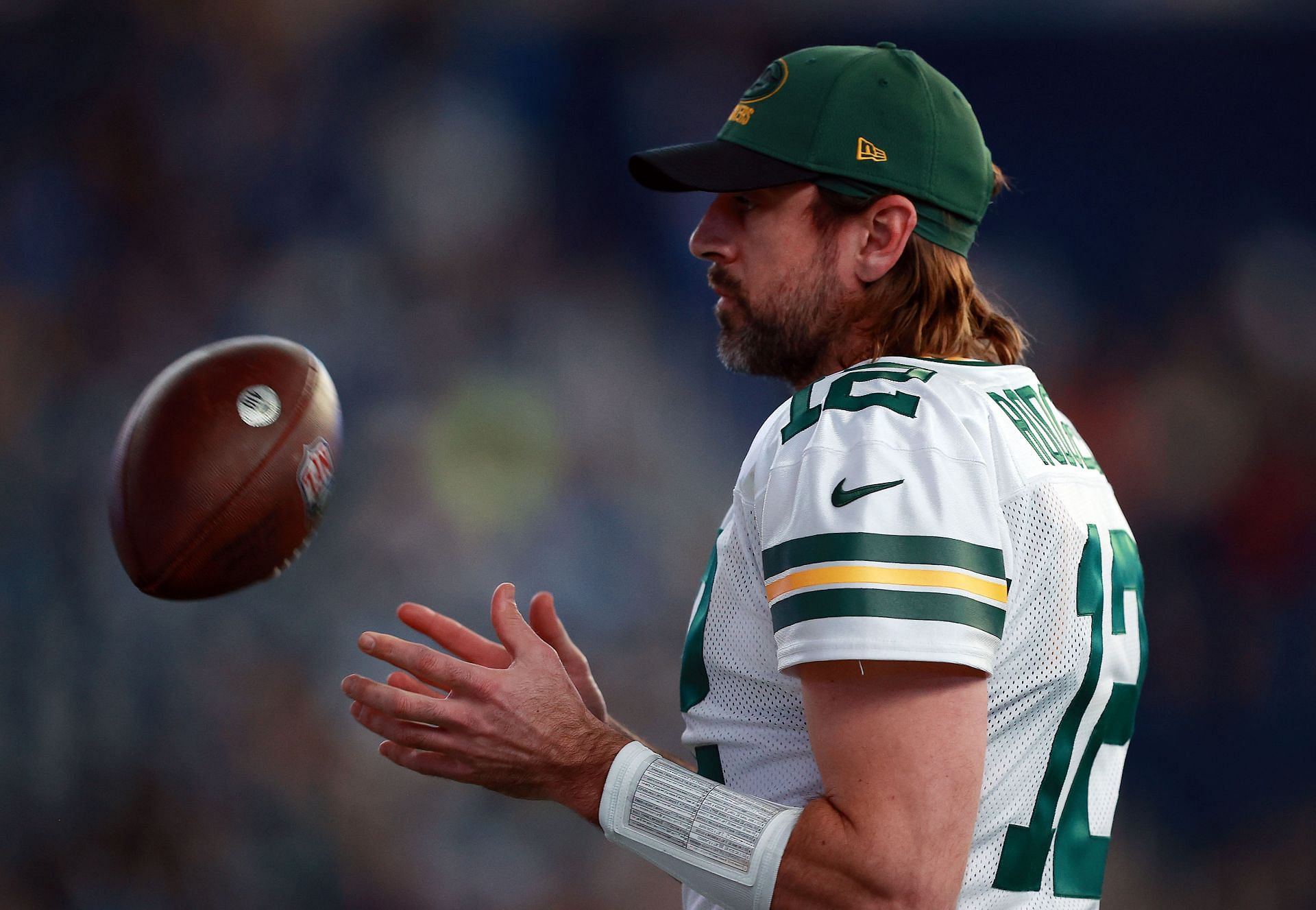 Aaron Rodgers for the Green Bay Packers v Detroit Lions