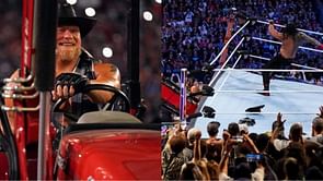 Watch: Former WWE Superstar recreates Brock Lesnar's incredible SummerSlam tractor spot