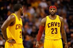 “Playing with Bron, playing with KD, within our culture, they are true icons” - Kyrie Irving says he’s had to fill shoes that were very uncomfortable for him