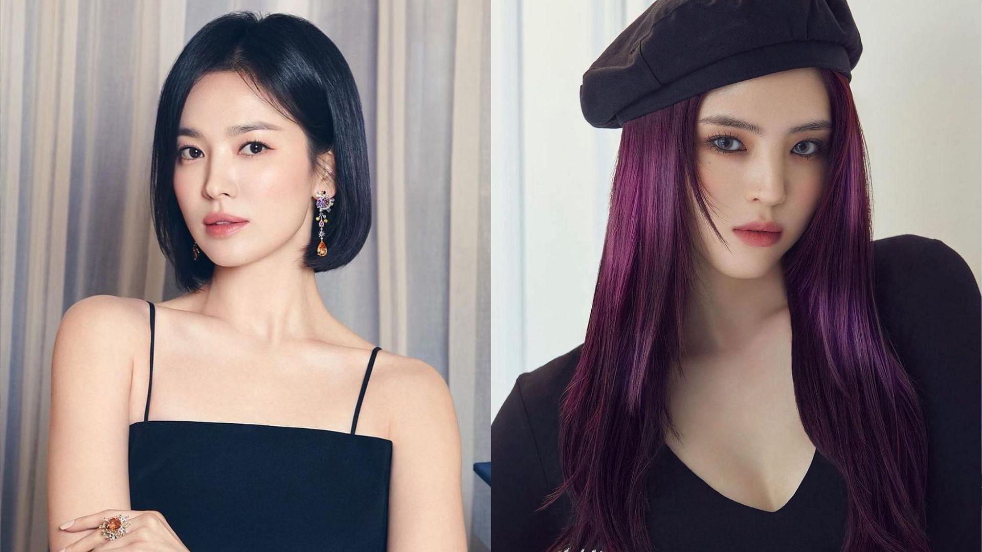 Song Hye-kyo and Han So-hee might join forces for a new mystery thriller drama (Images via Instagram/kyo1122 and xeesoxee)