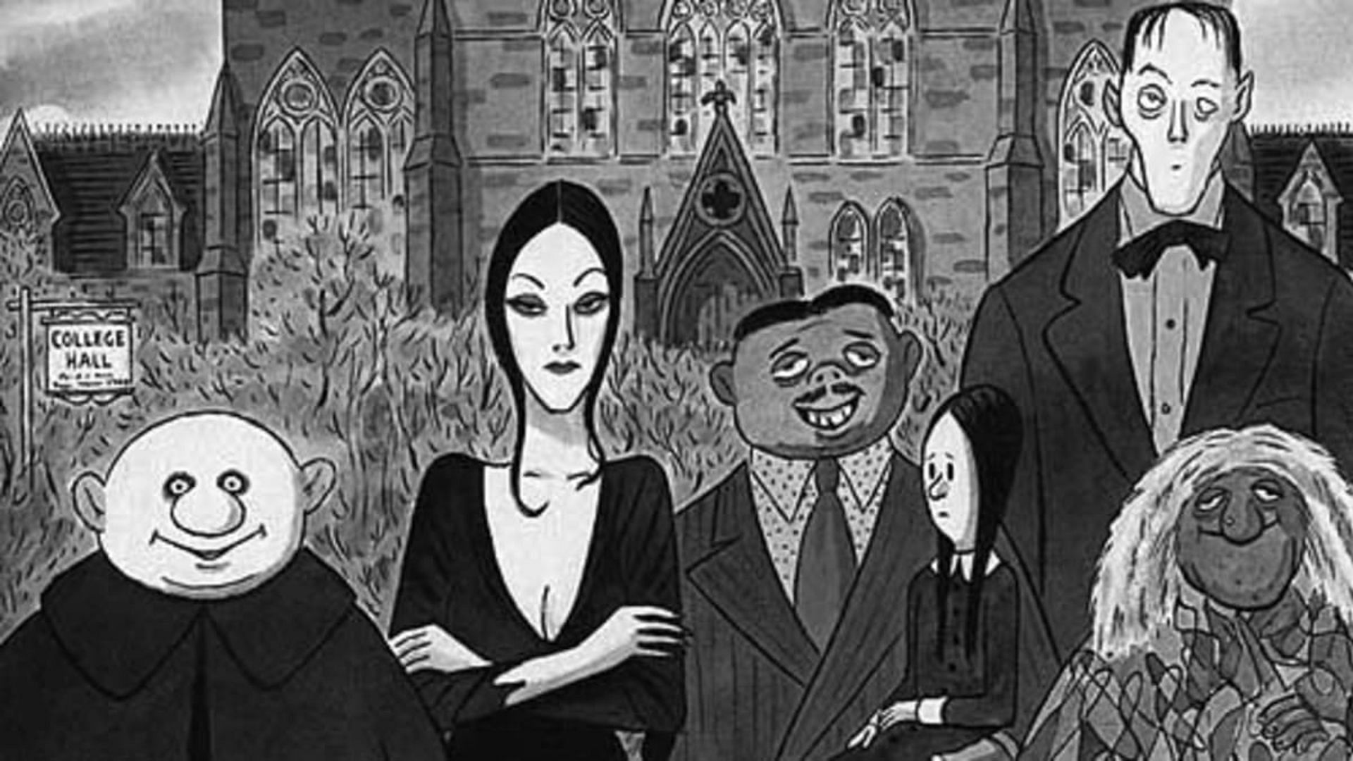 Addams family comic