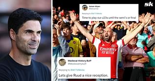 “Time to play our U23s until the semi’s or final”, “Lets give Ruud a nice reception” – Arsenal fans excited after Europa League draw decides their group stage opponents