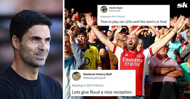 “Time to play our U23s until the semi’s or final”, “Lets give Ruud a nice reception” – Arsenal fans excited after Europa League draw decides their group stage opponents