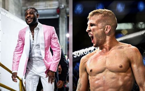 (Left to right) Aljamain Sterling and T.J. Dillashaw [Images via Instagram @funkmastermma and @tjdillashaw]