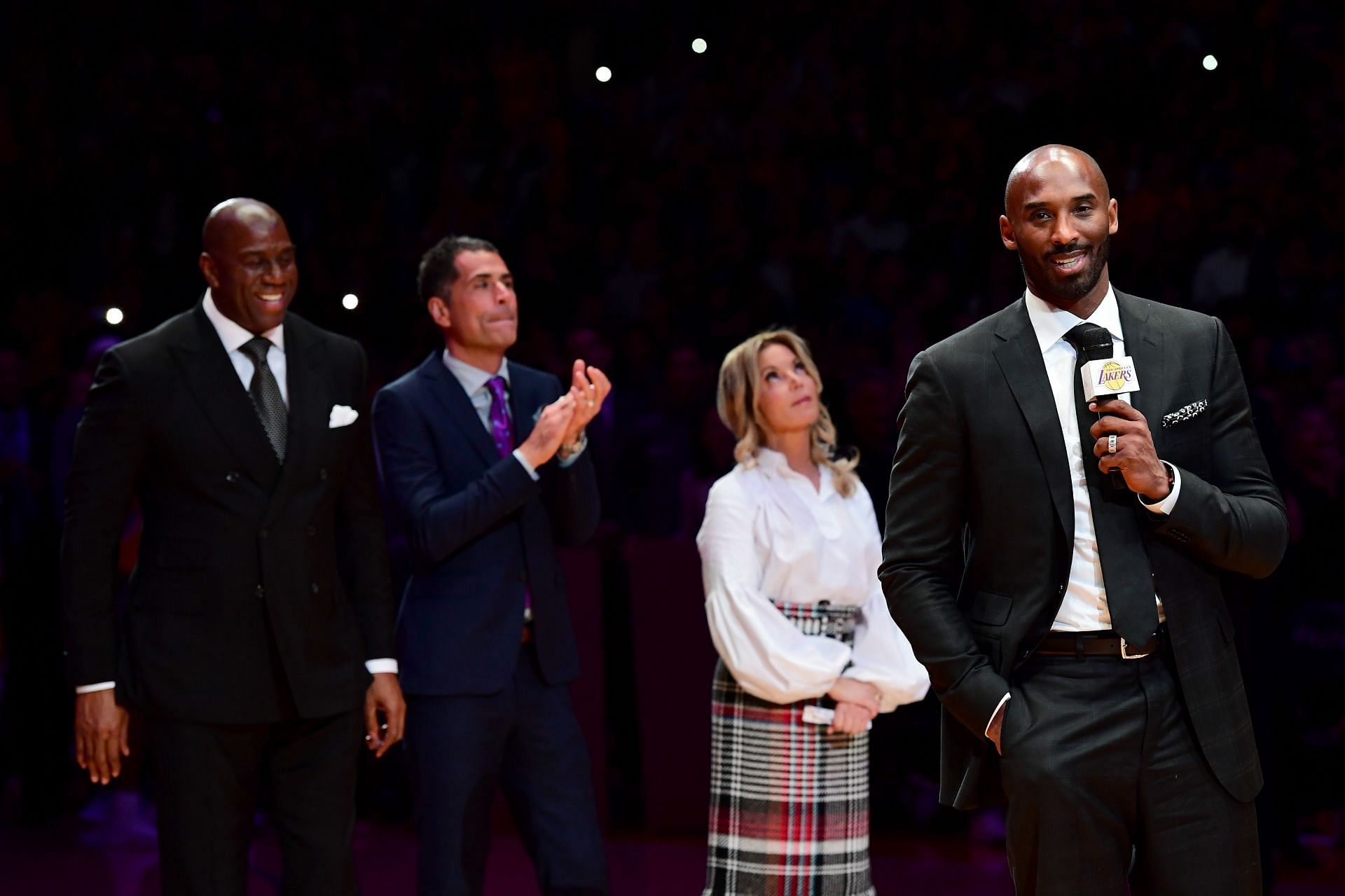 Earvin Magic Johnson on X: Hanging out with my Lakers family at Kareem's  75th birthday celebration! My sister who I love very much Jeanie Buss,  Linda Rambis, and GM Rob Pelinka.  /