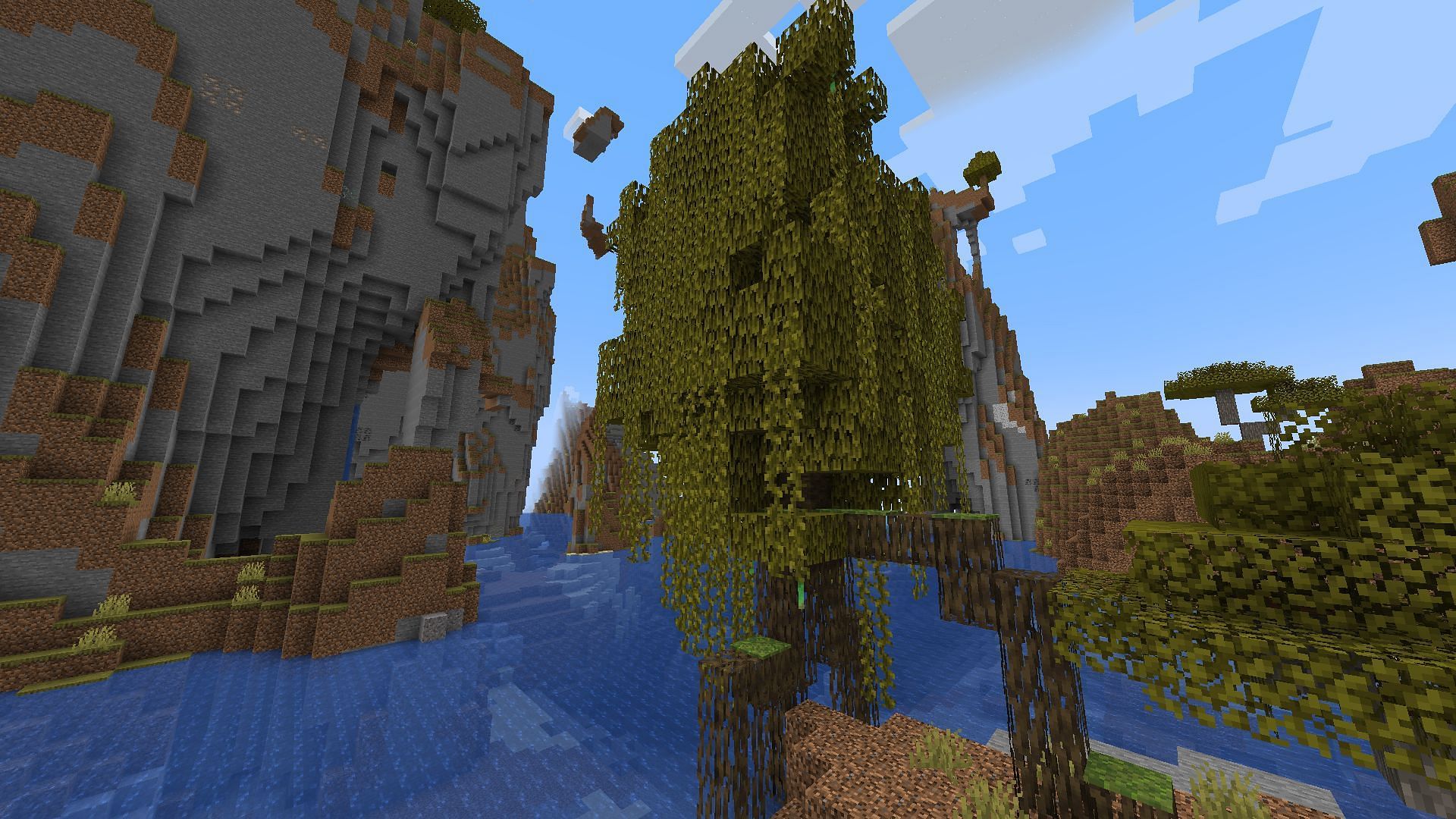 Farming mangrove trees can be slighly tricky in Minecraft 1.19 (Image via Mojang)