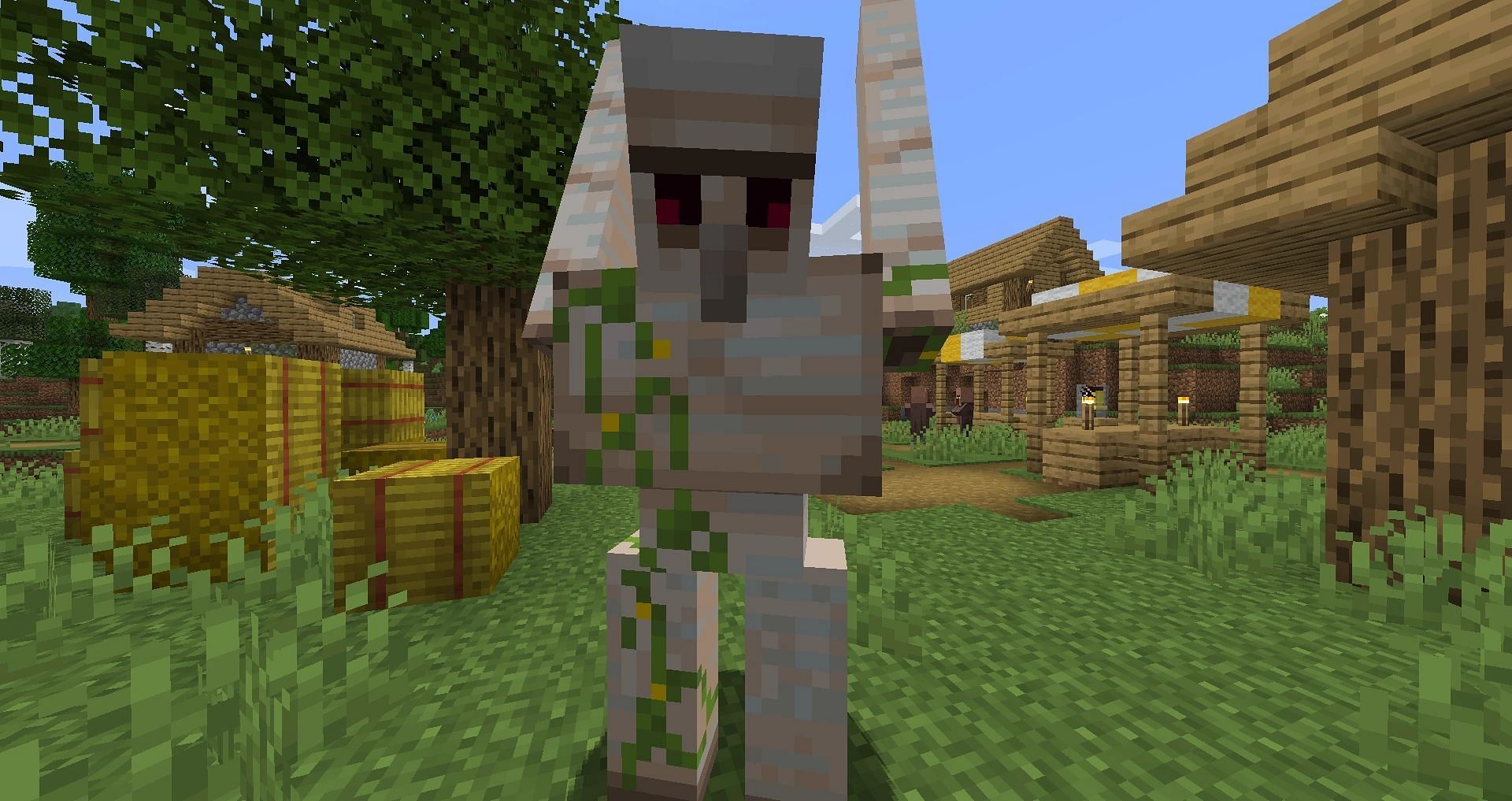 Players should not directly attack Iron Golems (Image via Minecraft Wiki)