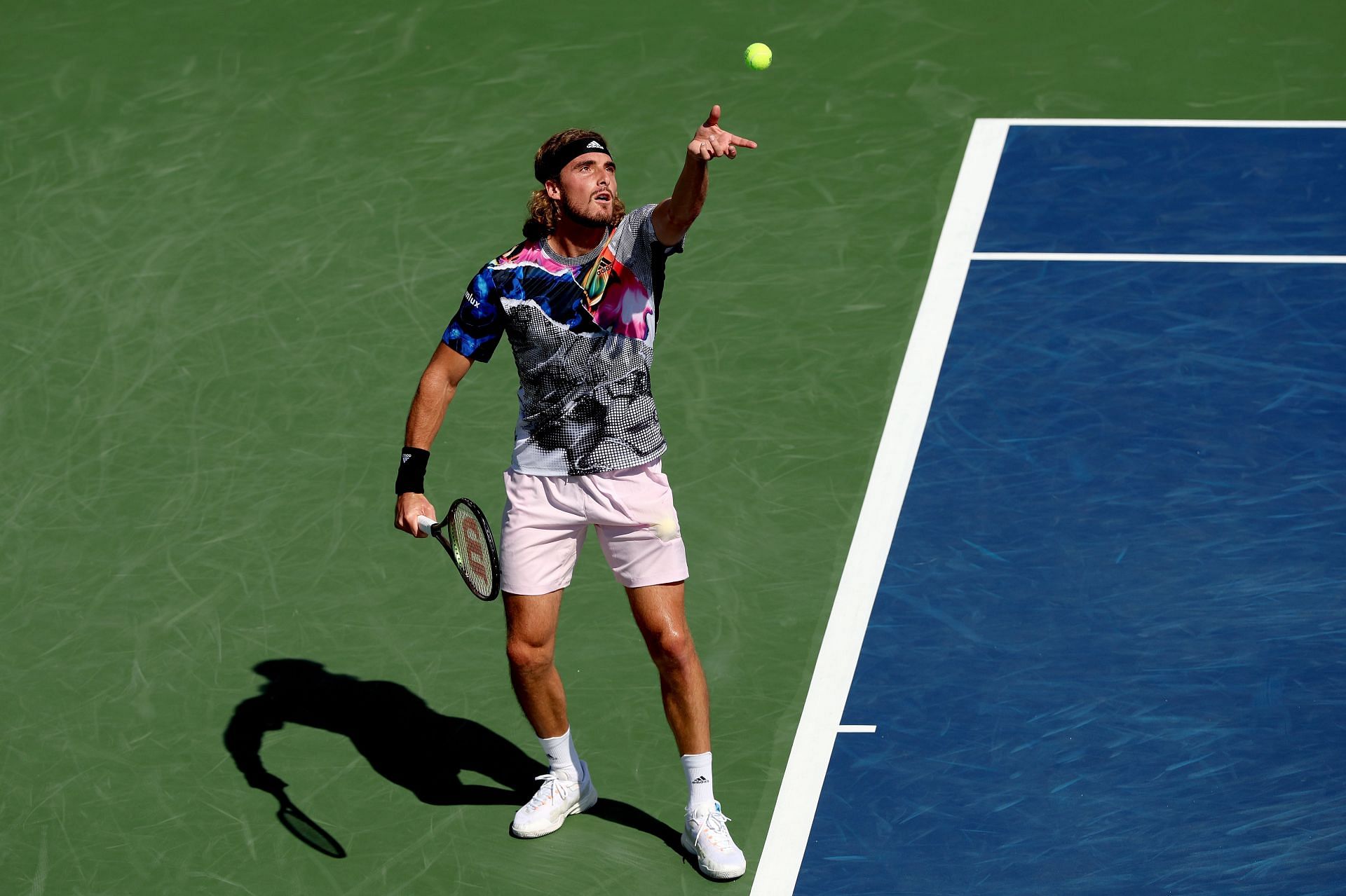 Tsitsipas at the 2022 Western &amp; Southern Open