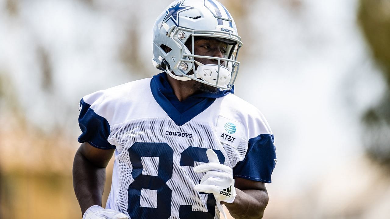 James Washington will miss the next 6-8 weeks after breaking his foot. Photo via dallascowboys.com