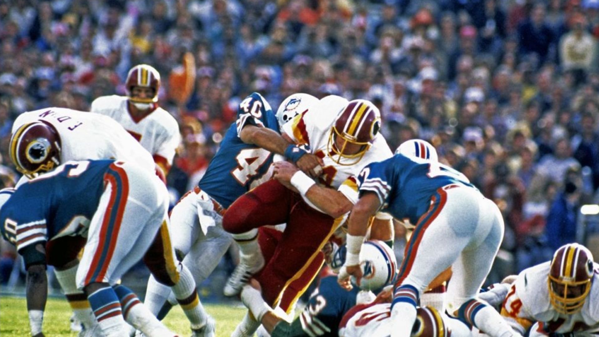 Miami Dolphins vs. Washington Redskins game in 1983