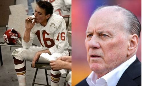 Len Dawson (Images via @darrenrovell and @NFLMAVERICK on Twitter)