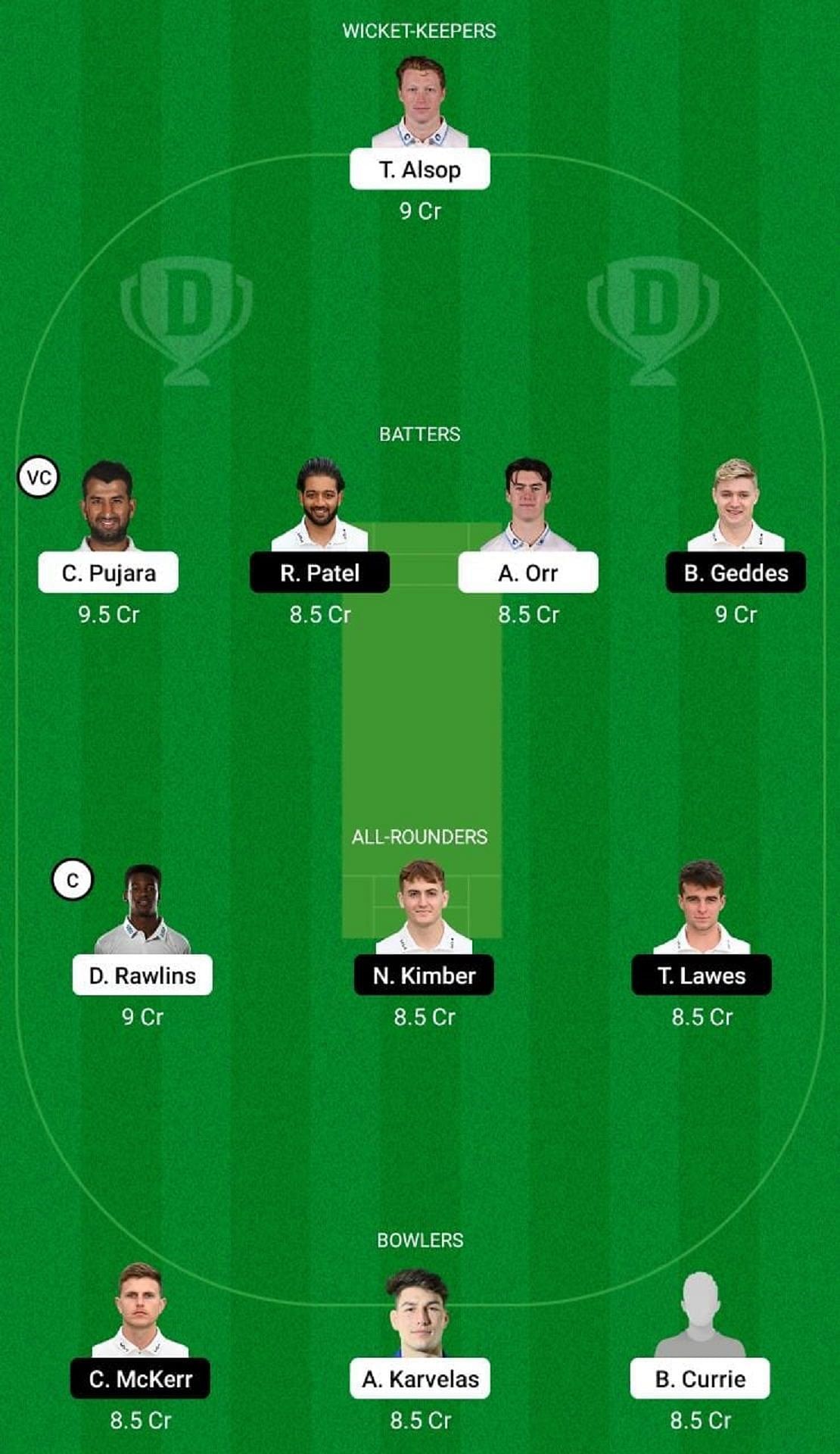 SUS vs SUR Dream11 Fantasy Suggestion #1