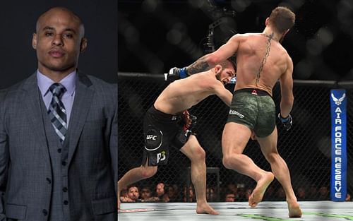 Ali Abdelaziz (left) and Khabib Nurmagomedov vs. Conor McGregor (right) [Images courtesy of @AliAbdelaziz00 Twitter and Getty]