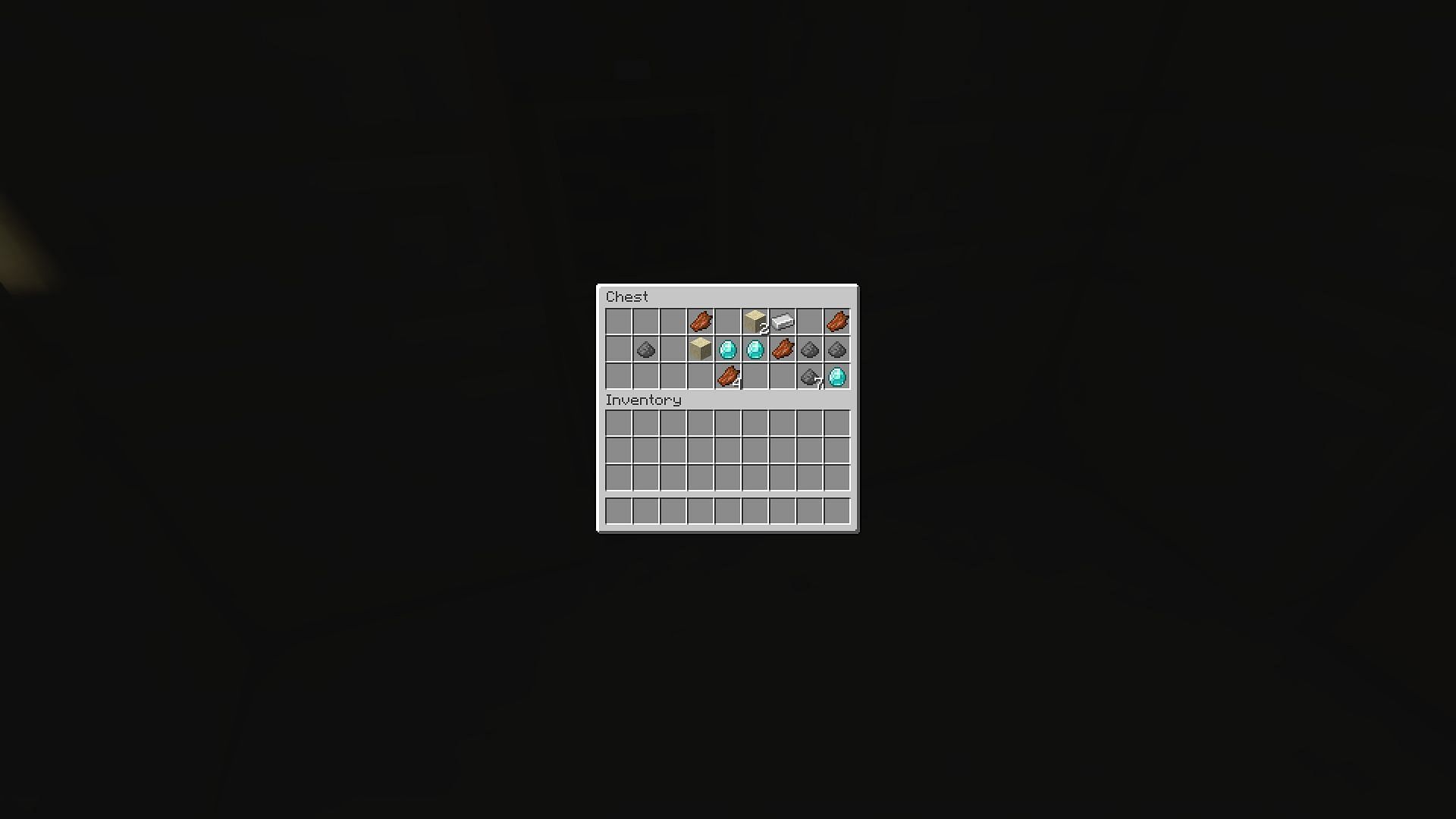 One of the desert temple chests with diamonds in it (Image via Minecraft)