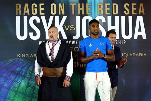 Oleksandr Usyk (left) Vs. Anthony Joshua (right) - Via Getty Images