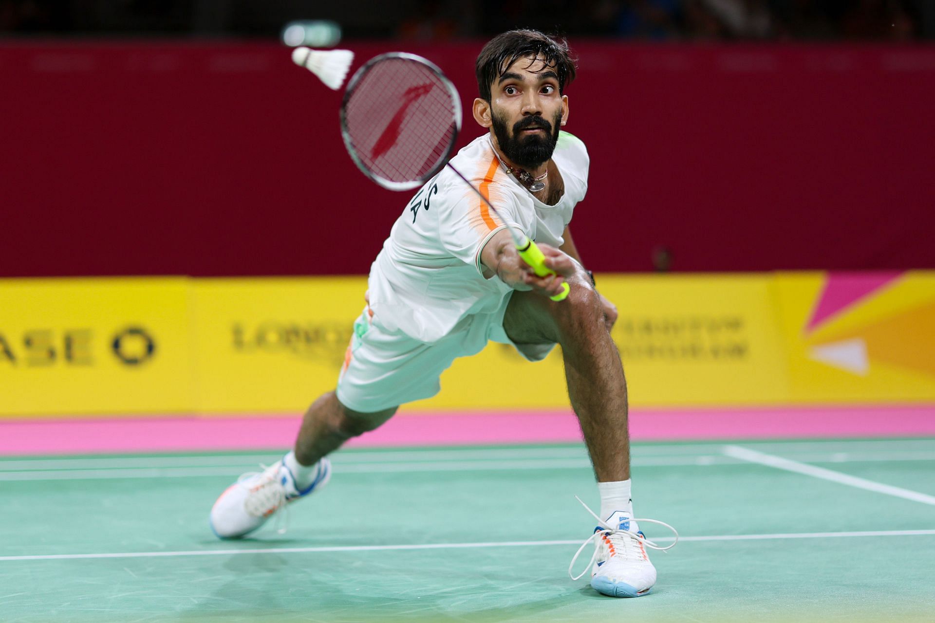 Kidambi Srikanth in action at the 2022 Commonwealth Games (Image courtesy: Getty)