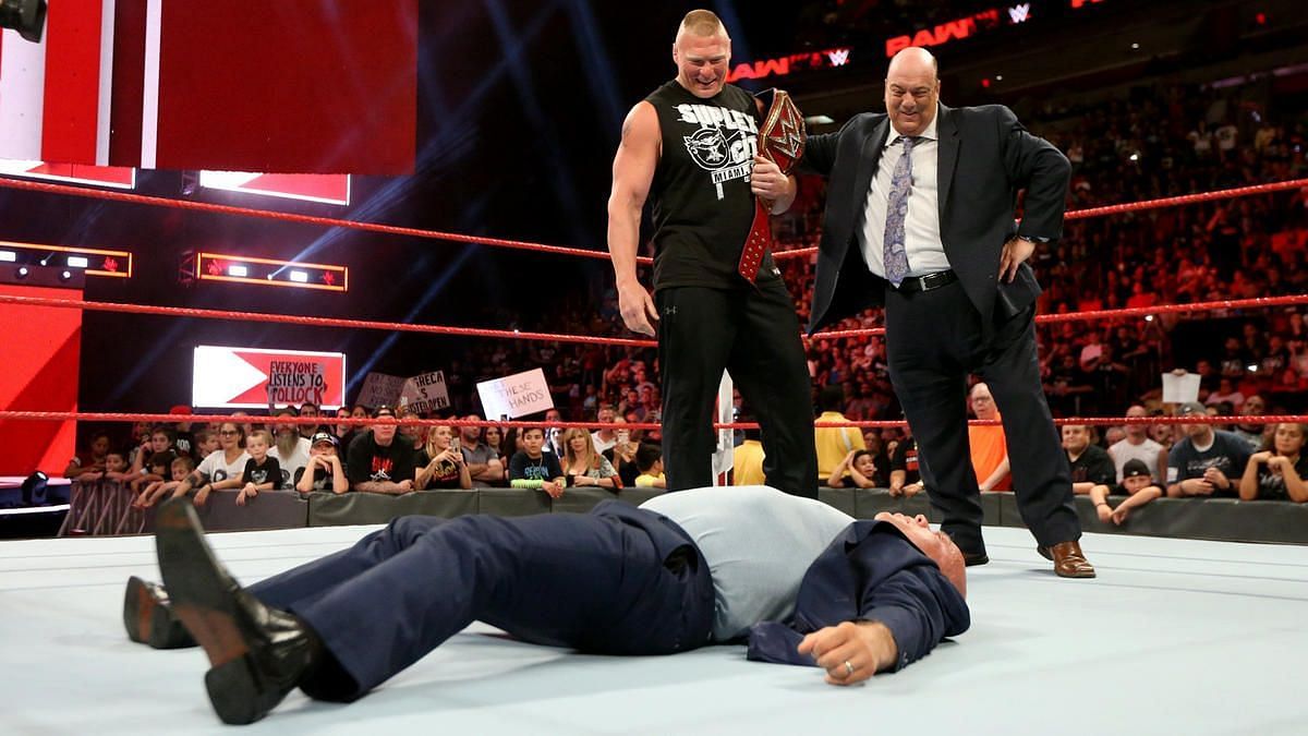 Kurt Angle and Brock Lesnar once did wrestle for real