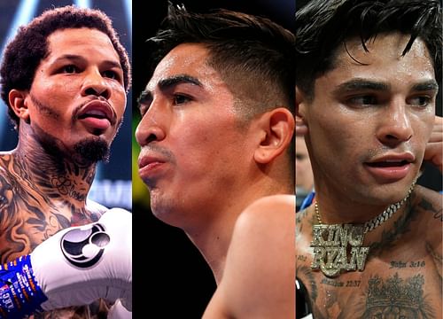 Gervonta Davis (left), Leo Santa Cruz (center), Ryan Garcia (right)