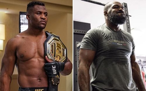 Francis Ngannou (L) and Jon Jones (R) [Images Courtesy: @francisngannou and @jonnybones /Instagram]