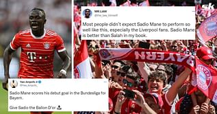 “Better than Salah in my book”, “Give Sadio the Ballon d’Or” – Fans in awe after Mane scores on Bundesliga debut as Bayern Munich secure thumping 6-1 win over Frankfurt