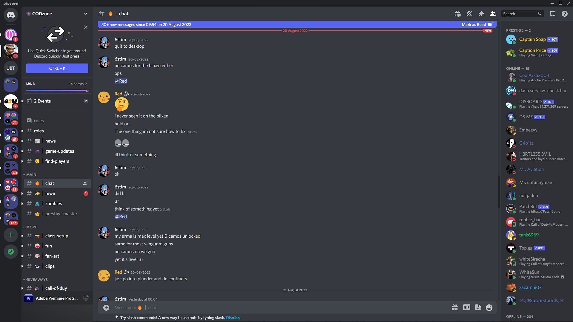 creative writing discord servers