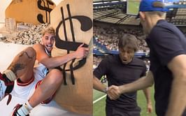 "I would bet my life he had to google their names" - Fans mock Jake Paul after he says he would pay for a fight between Chelsea and Tottenham managers Thomas Tuchel and Antonio Conte