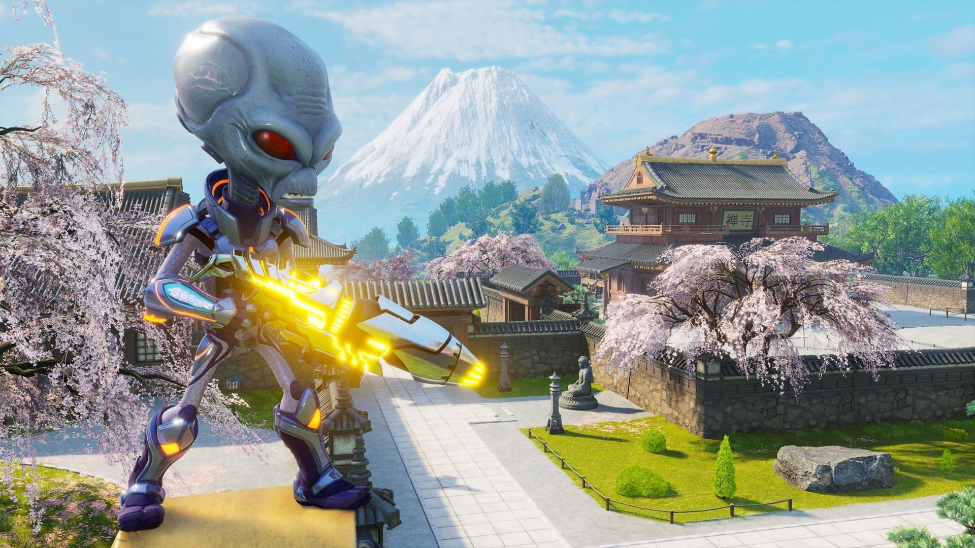 Destroy All Humans! 2 Reprobed recreates the insanity of the original title (Image via THQ Nordic)