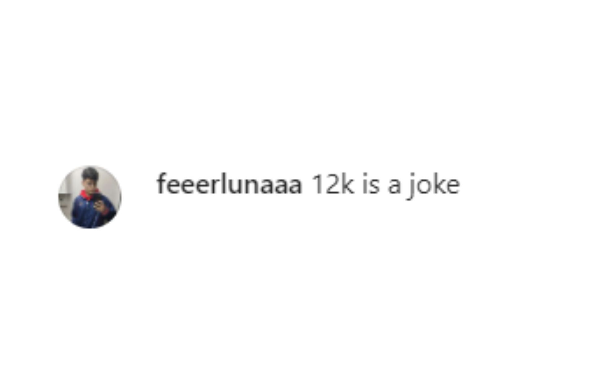 @feeerlunaaa's comment on Instagram [via @bestcasualmma]