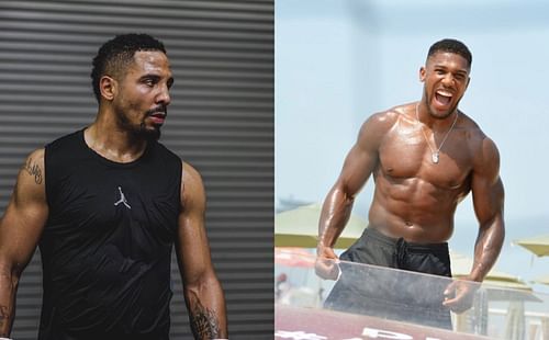 Andre Ward (left), Anthony Joshua (right) - Images via @andresogward and @anthonyjoshua on Instagram