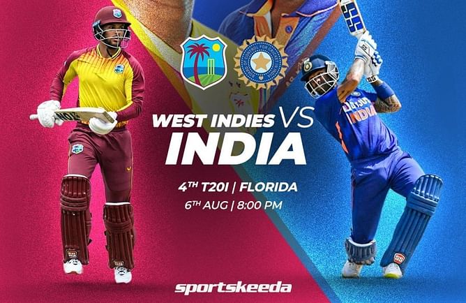 IND vs WI 2022, 4th T20I: Today's match players list, teams & umpires