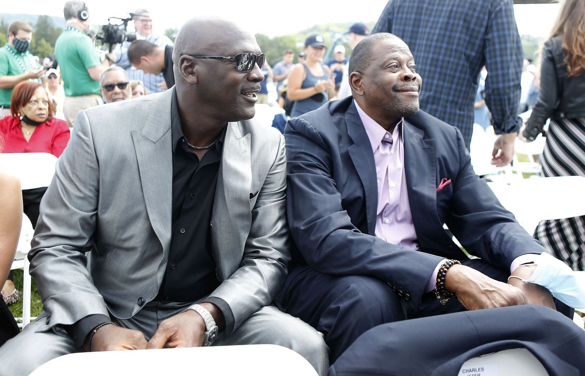 Michael Jordan and Patrick Ewing competed often during their peaks (Image via Getty Images)