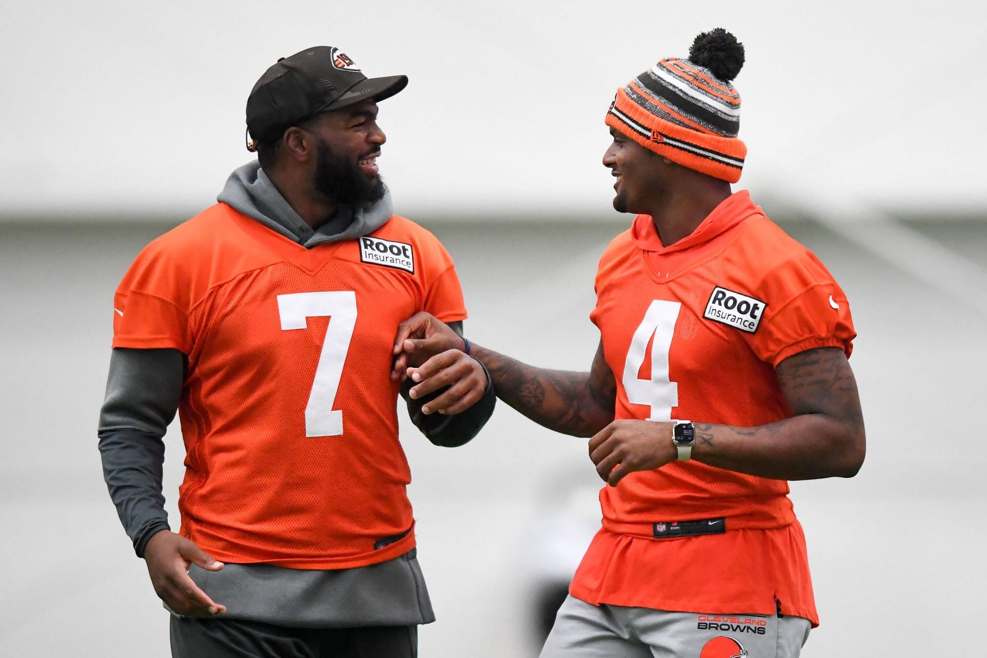 Jacoby Brissett and Deshaun Watson