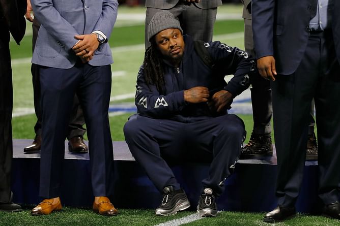 Marshawn Lynch DUI: Former Seahawks RB's car had missing tires during time of arrest