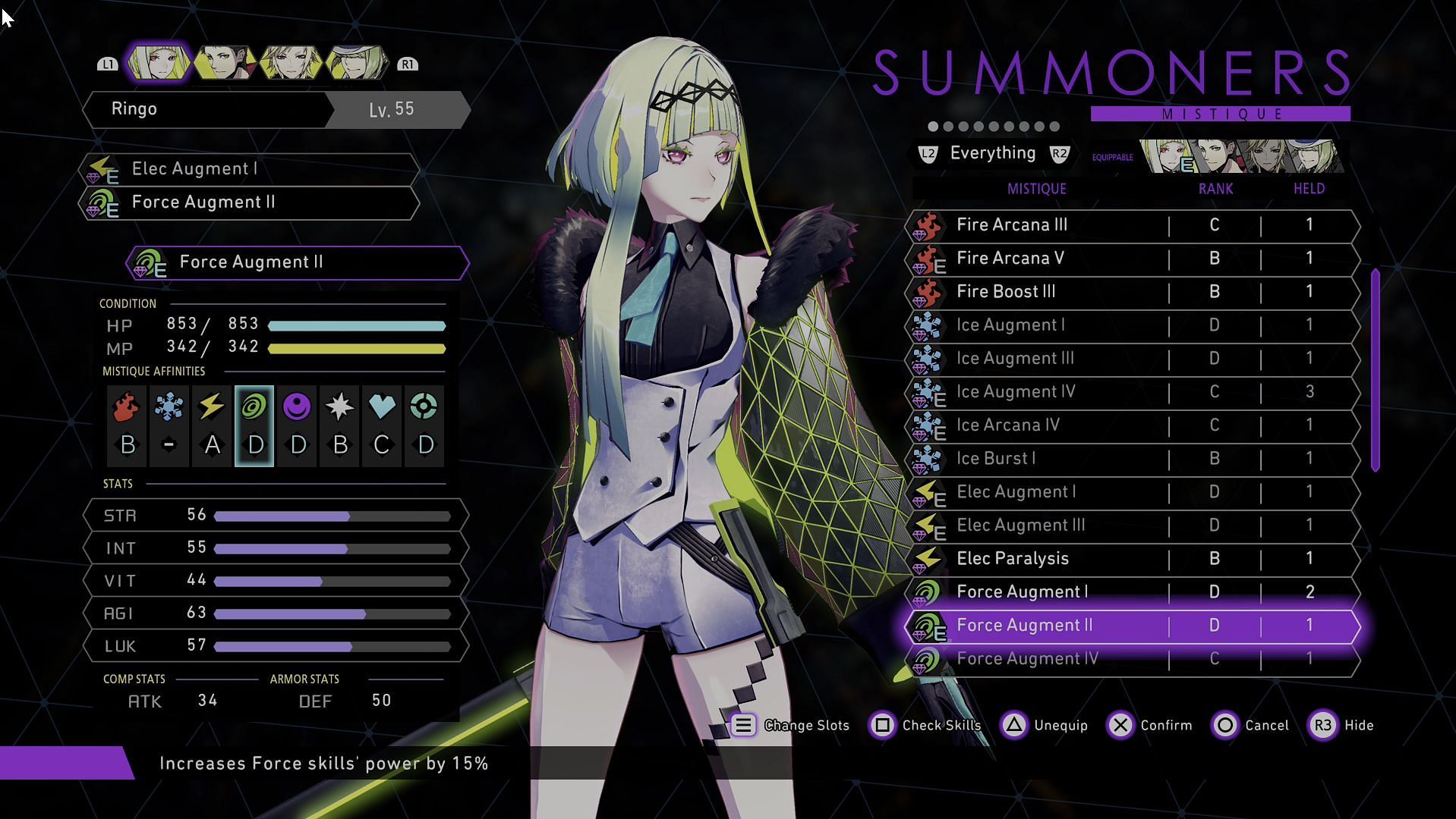 The COMP Smith can enhance players&#039; Elemental Affinities (Image via Atlus)