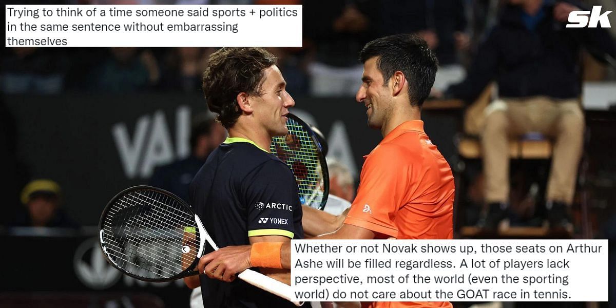 Tennis fans react to Casper Ruud