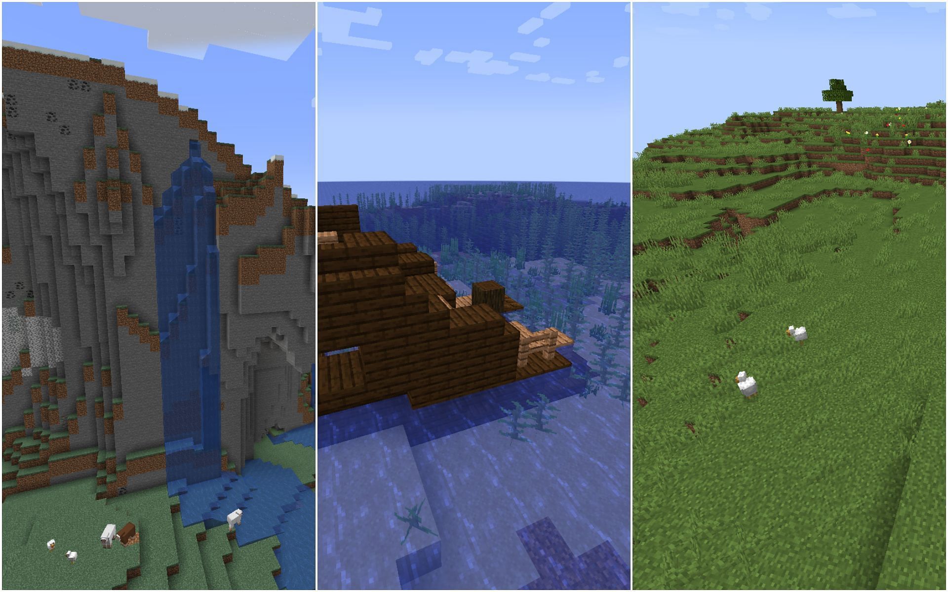 These basic and common Minecraft biomes are the best to explore and survive in (Image via Sportskeeda)