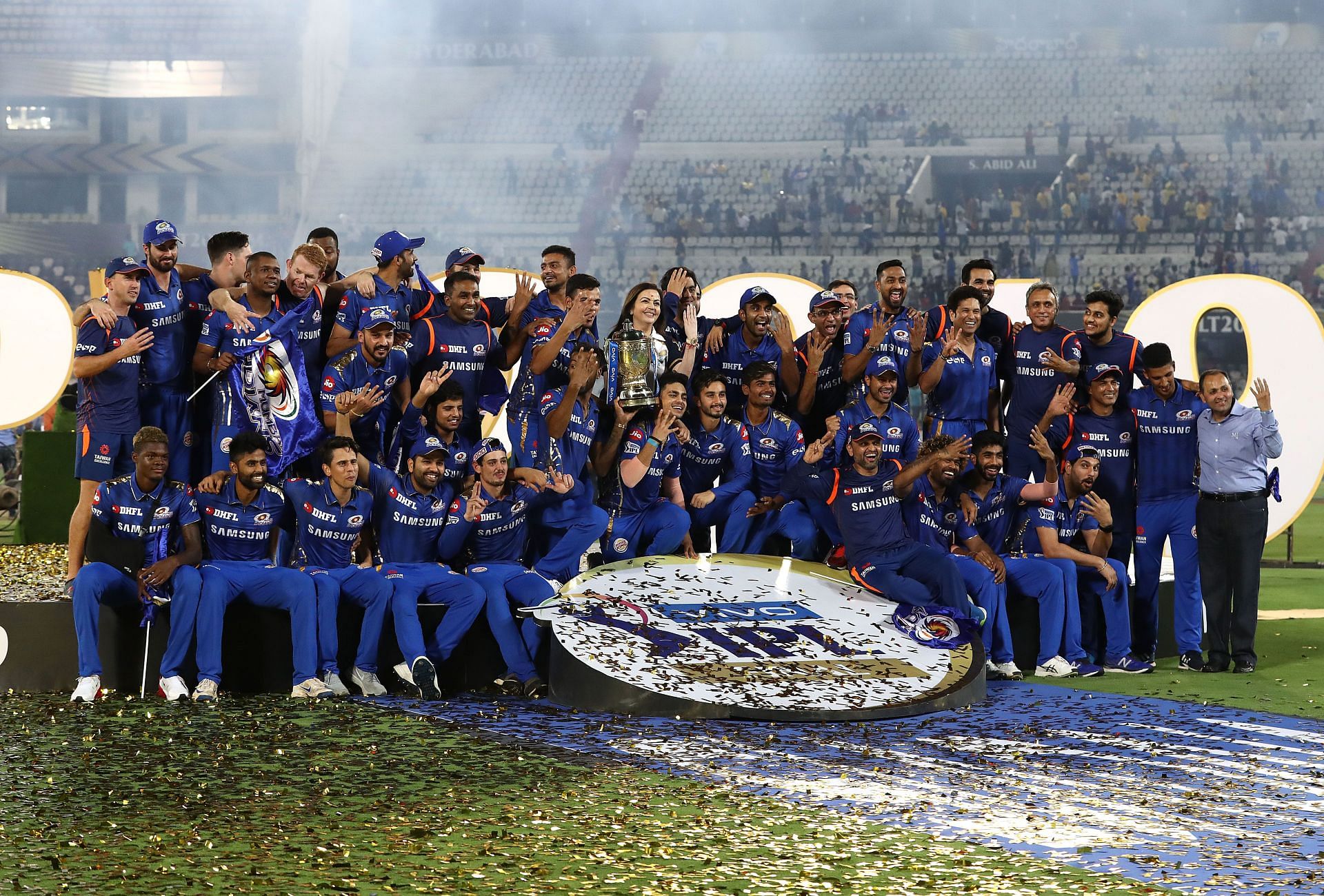 MI have won five IPL championships and two Champions League T20 titles (Image: Getty)