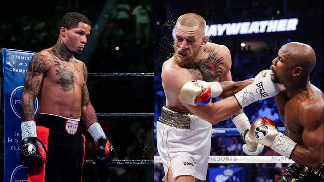 Who did Gervonta Davis knockout on the undercard of Floyd Mayweather vs. Conor McGregor?