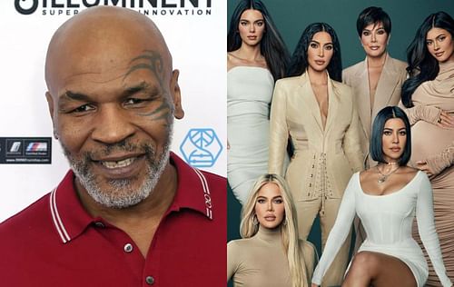 Mike Tyson (L) and The Kardashians (R)