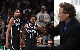 "I told you from Day 1 that they're both going to be Nets" - Skip Bayless doubles down on his claim that Kevin Durant and Kyrie Irving will stay in Brooklyn