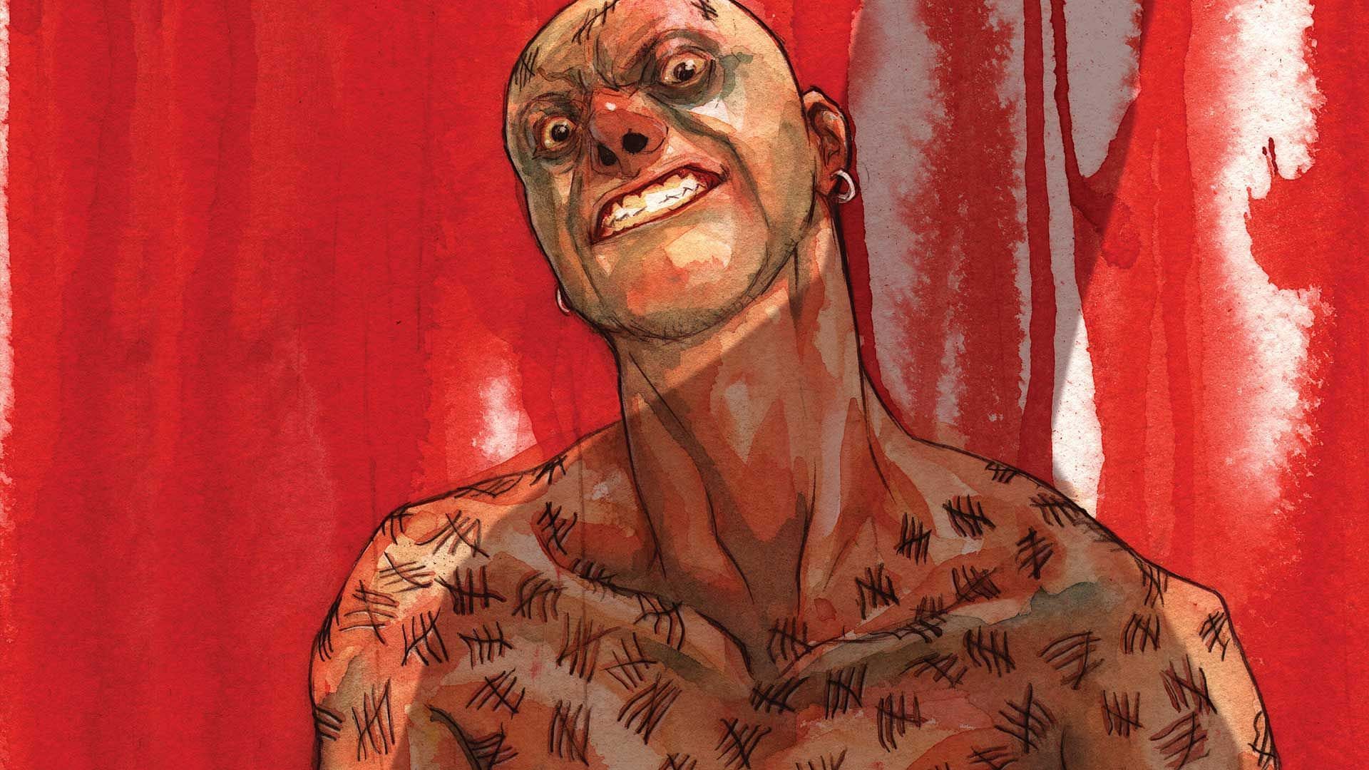 Victor Zsasz as he appeared in the comics (Image via DC Comics)