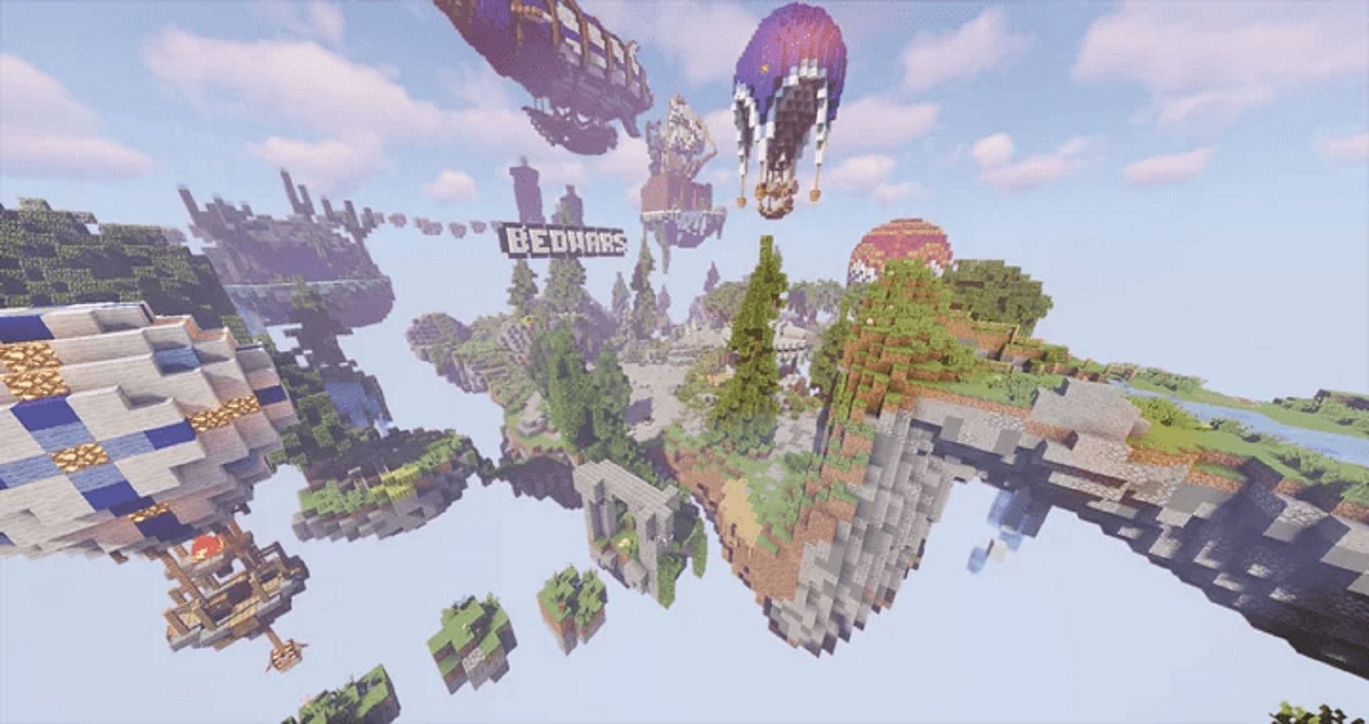 A minigame hub map available for download (Image via Weark/PlanetMinecraft)