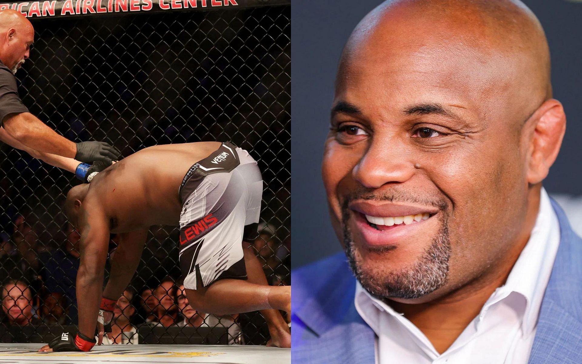 Derrick Lewis (left) and Daniel Cormier (right) [Images courtesy of Getty]