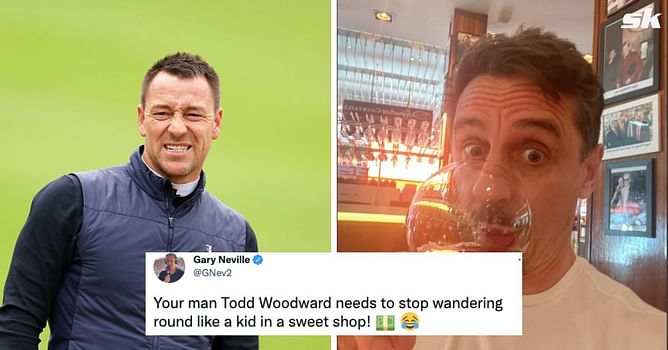 "Todd Woodward needs to stop roaming around" - Gary Neville trolls Chelsea legend John Terry on Twitter after Blues' loss against Southampton