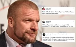 "This is Triple H's WWE for sure" - Wrestling world flares up to AEW personality's son debuting at WWE event